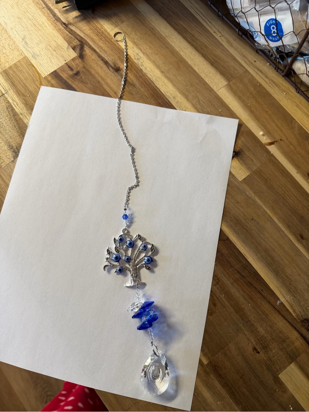 Silver Tree of Life Suncatcher
